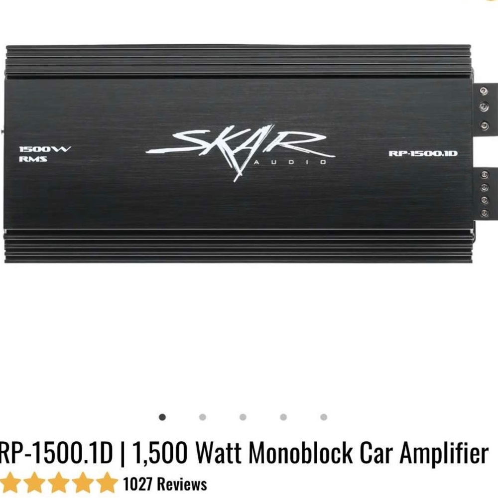 Skar amp 1,500 watt